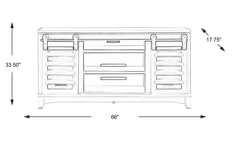 Dimension Image. Please refer to the Dimension Tab on this page for dimension details.