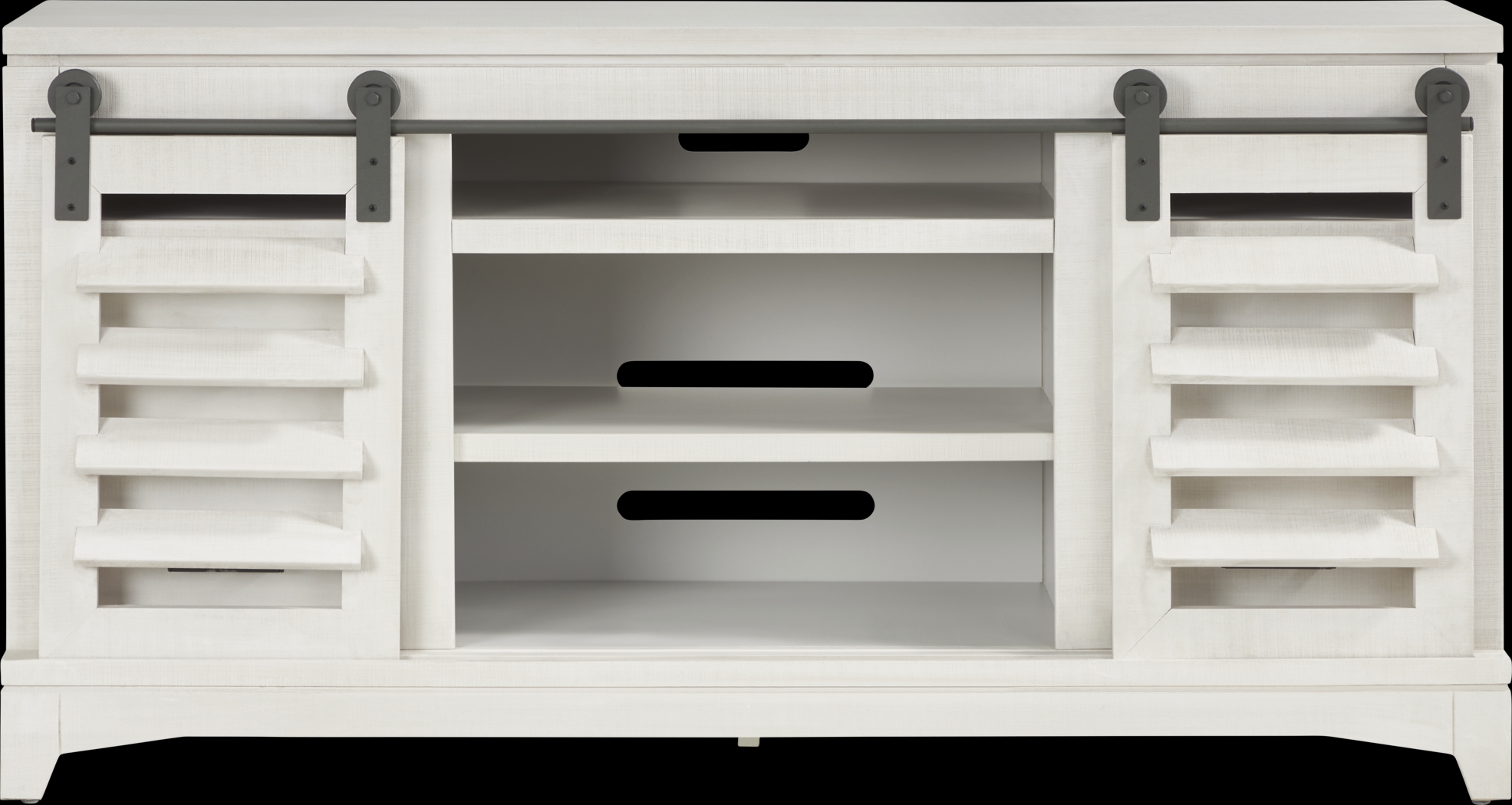 Canoe Creek II White 66 in. Console - Thumbnail - Image 1