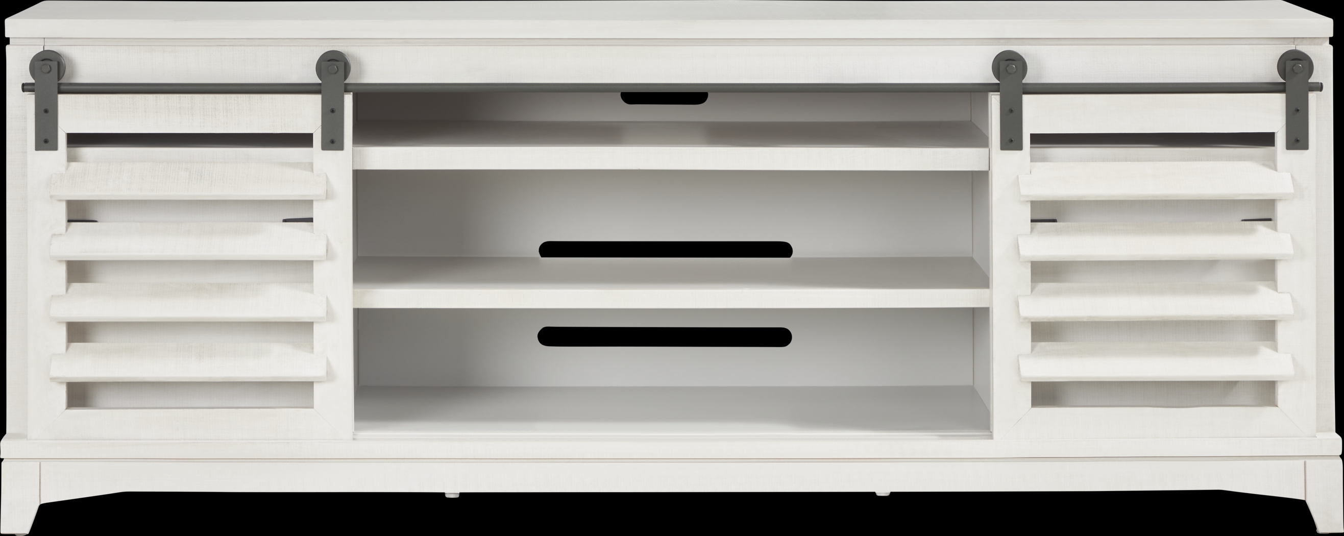 Canoe Creek II White 88 in. Console - Thumbnail - Image 1