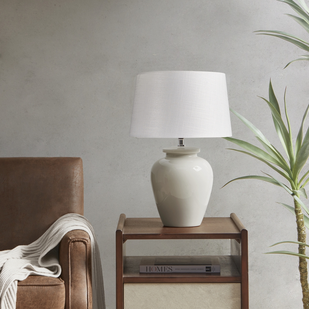 Canosa Island Cream Lamp - Thumbnail - Image 2