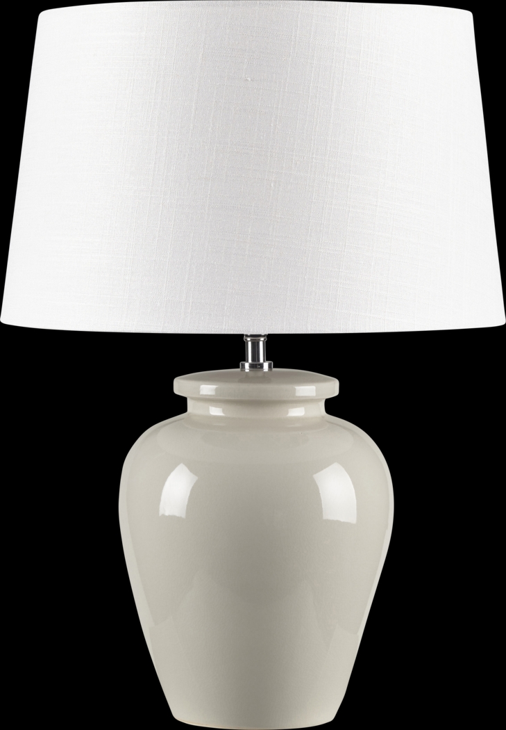 Canosa Island Cream Lamp - Thumbnail - Image 1
