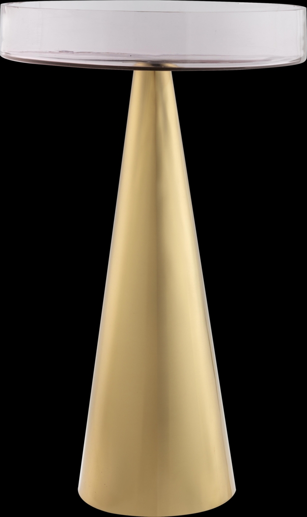 Cansler Gold Small Accent Table - Thumbnail - Image 2