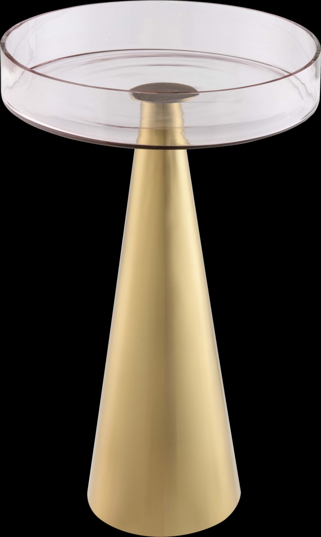 Cansler Gold Small Accent Table - Thumbnail - Image 1