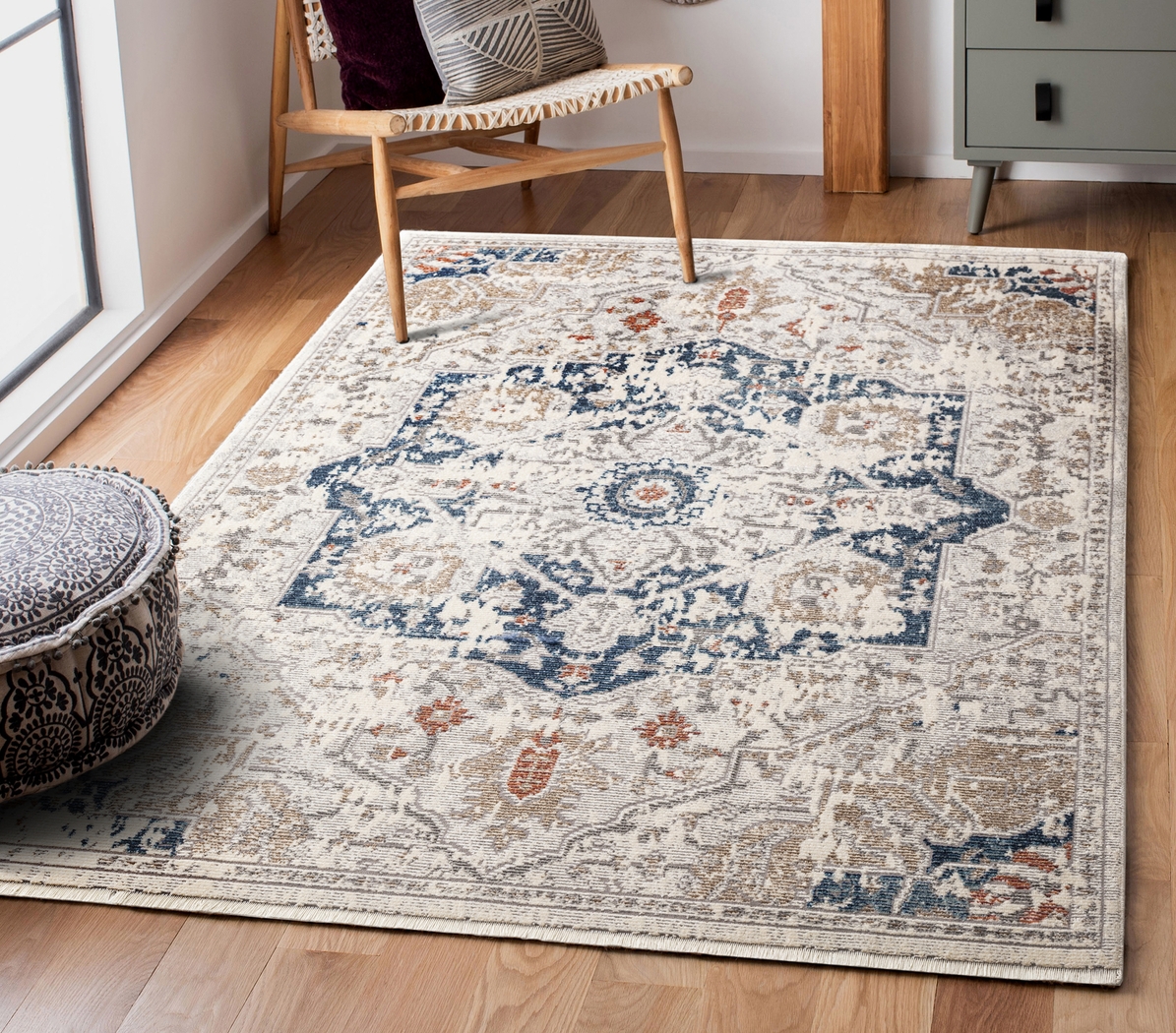 Canterris Ivory 7'10 x 10' Rug - Thumbnail - Image 2