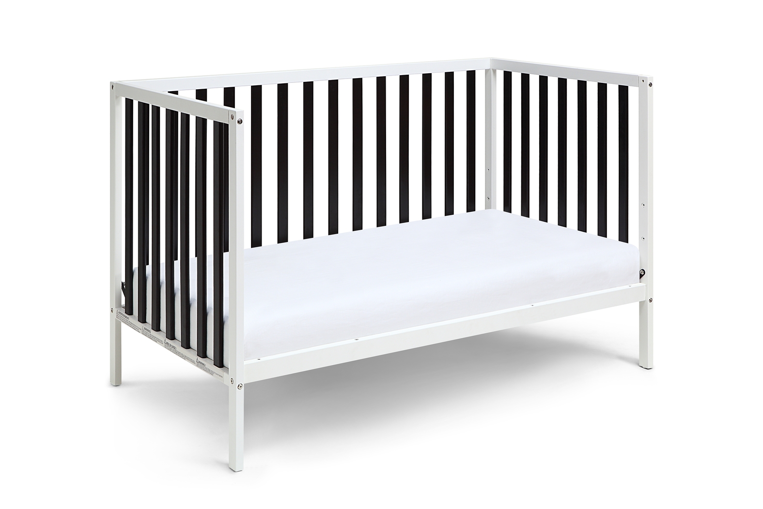 Kids Canticle Black/White Crib - Thumbnail - Image 3