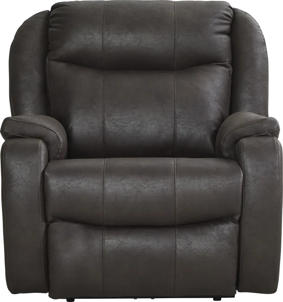 Canton Hills Chocolate Triple Power Recliner - Thumbnail - Image 3