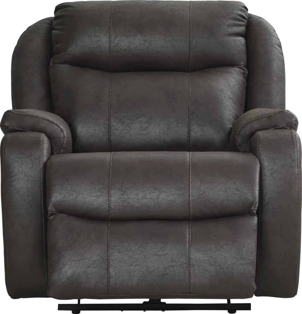 Canton Hills Chocolate Triple Power Recliner - Thumbnail - Image 4