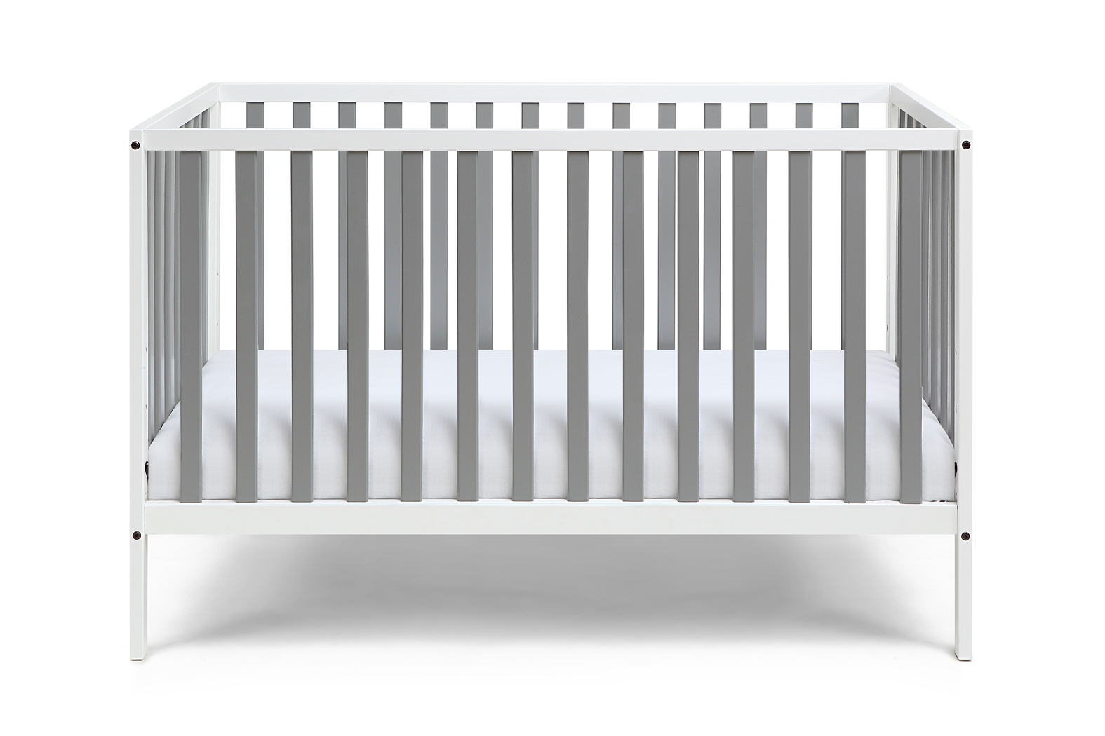 Kids Canticle Gray/White Crib - Thumbnail - Image 2