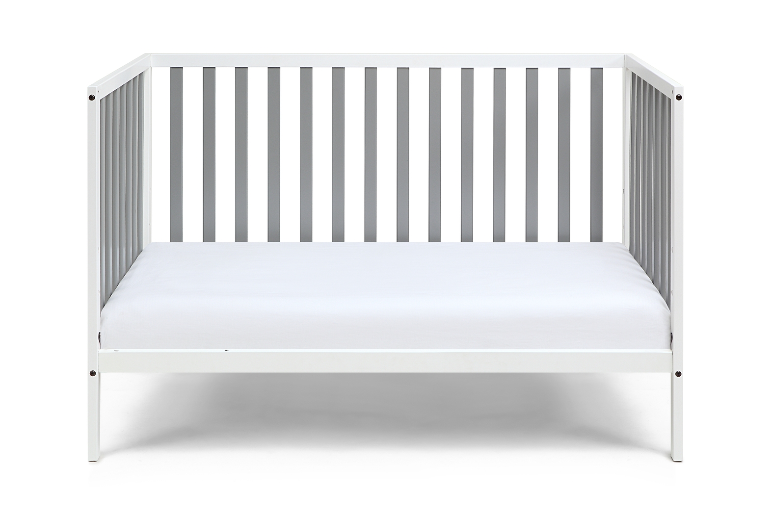 Kids Canticle Gray/White Crib - Thumbnail - Image 3