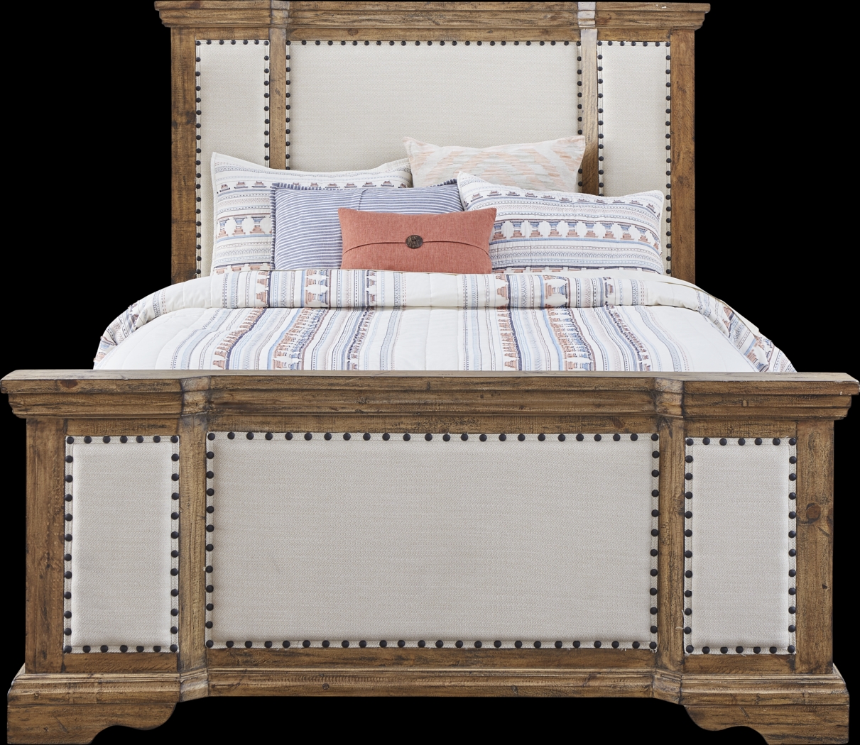 Canyon City Camel 5 Pc King Upholstered Bedroom - Thumbnail - Image 2