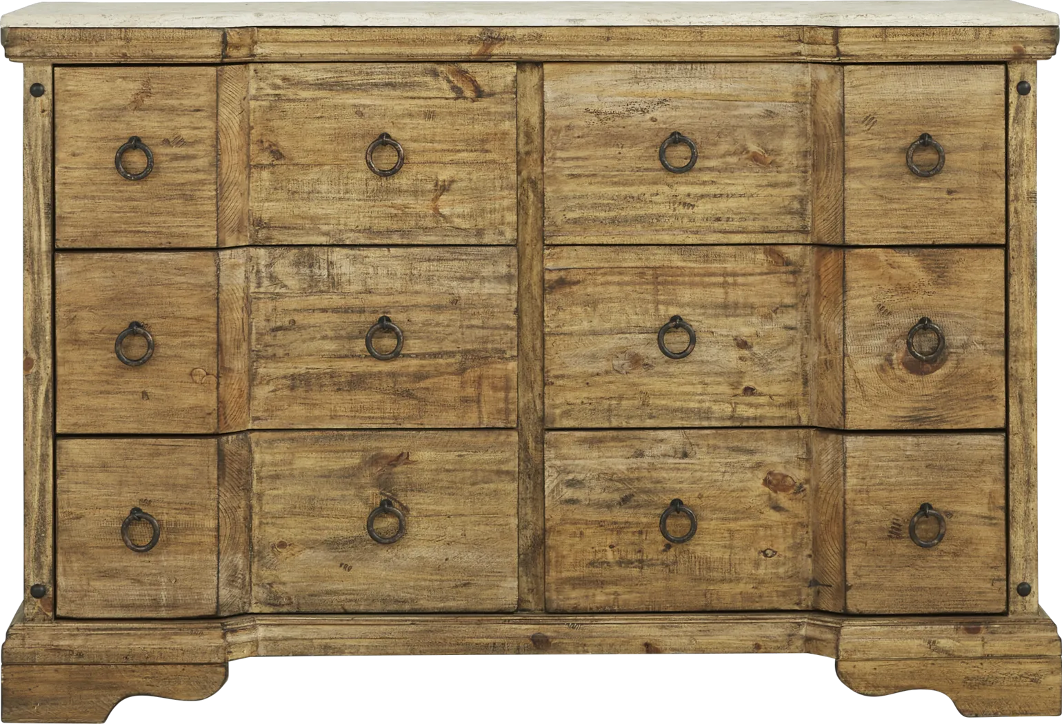 Canyon City Camel Dresser with Stone Top - Thumbnail - Image 1