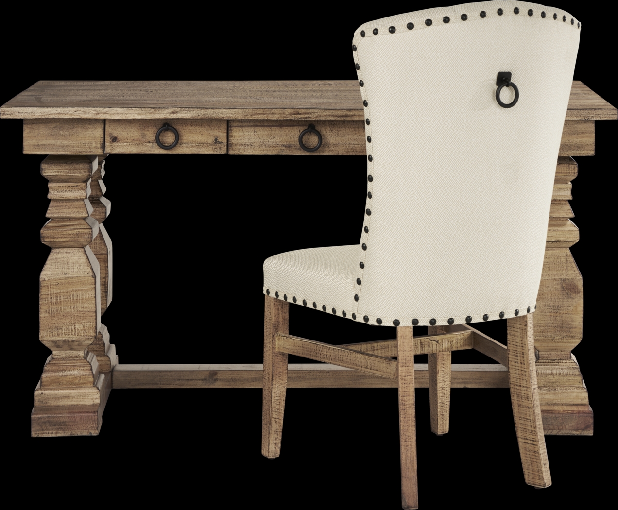 Canyon City Natural Writing Desk and Chair - Thumbnail - Image 1