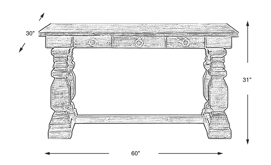 Dimension Image. Please refer to the Dimension Tab on this page for dimension details.