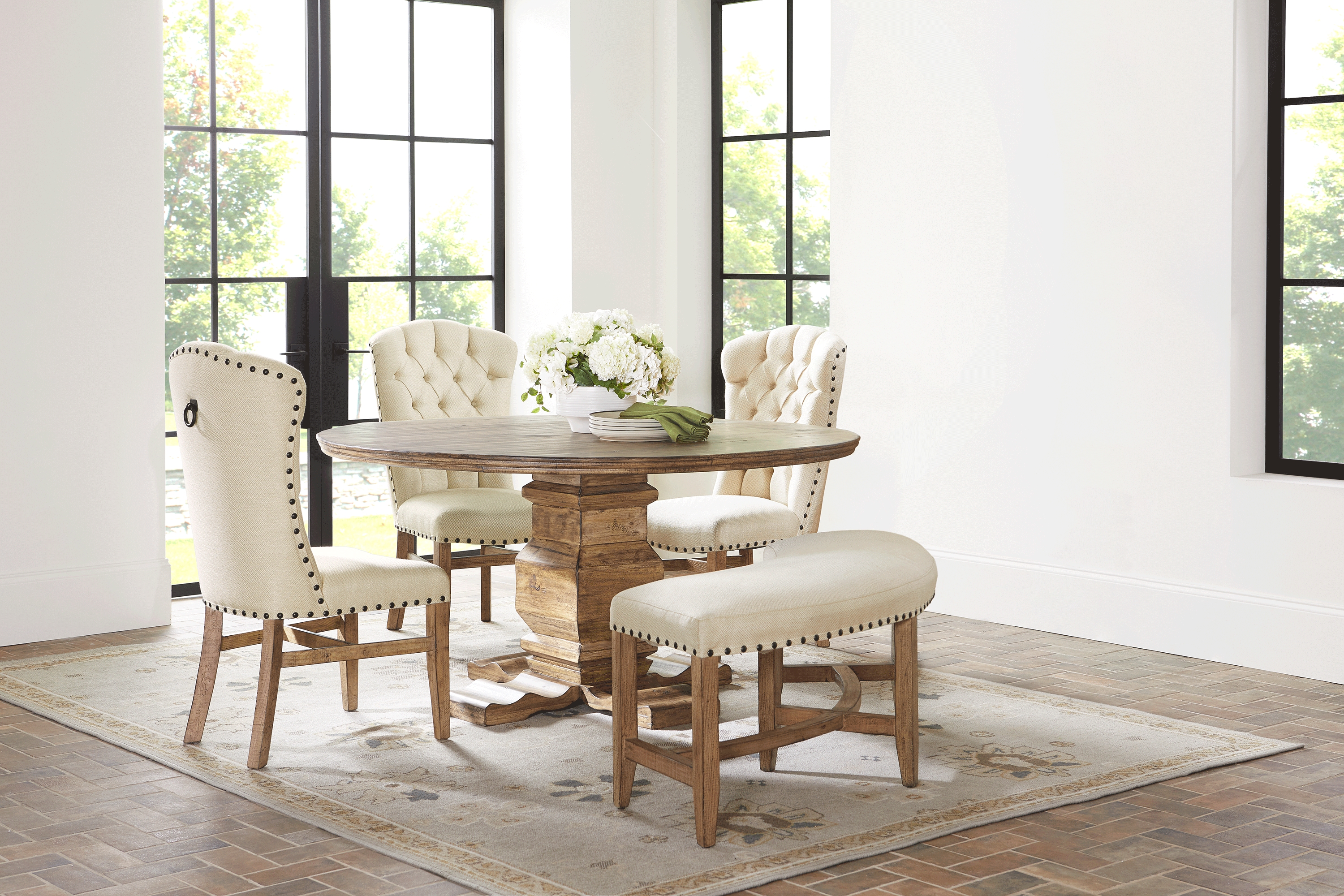 Canyon City Tan 5 Pc Dining Room - Thumbnail - Image 1