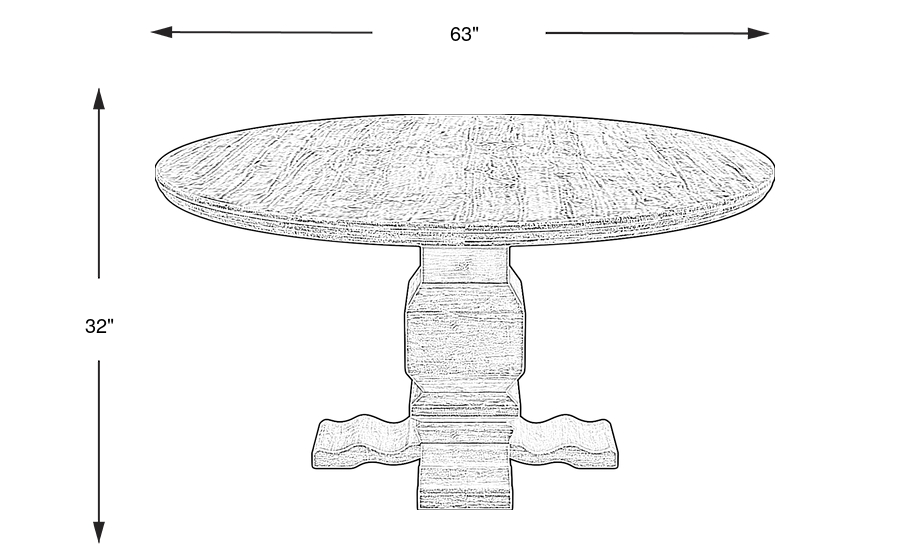 Dimension Image. Please refer to the Dimension Tab on this page for dimension details.