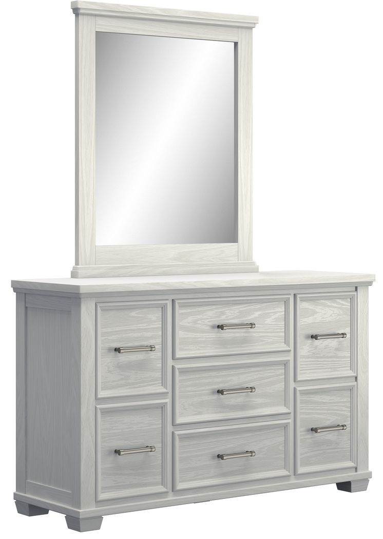 Kids Canyon Lake Ash Gray Dresser & Mirror Set - Thumbnail - Image 2