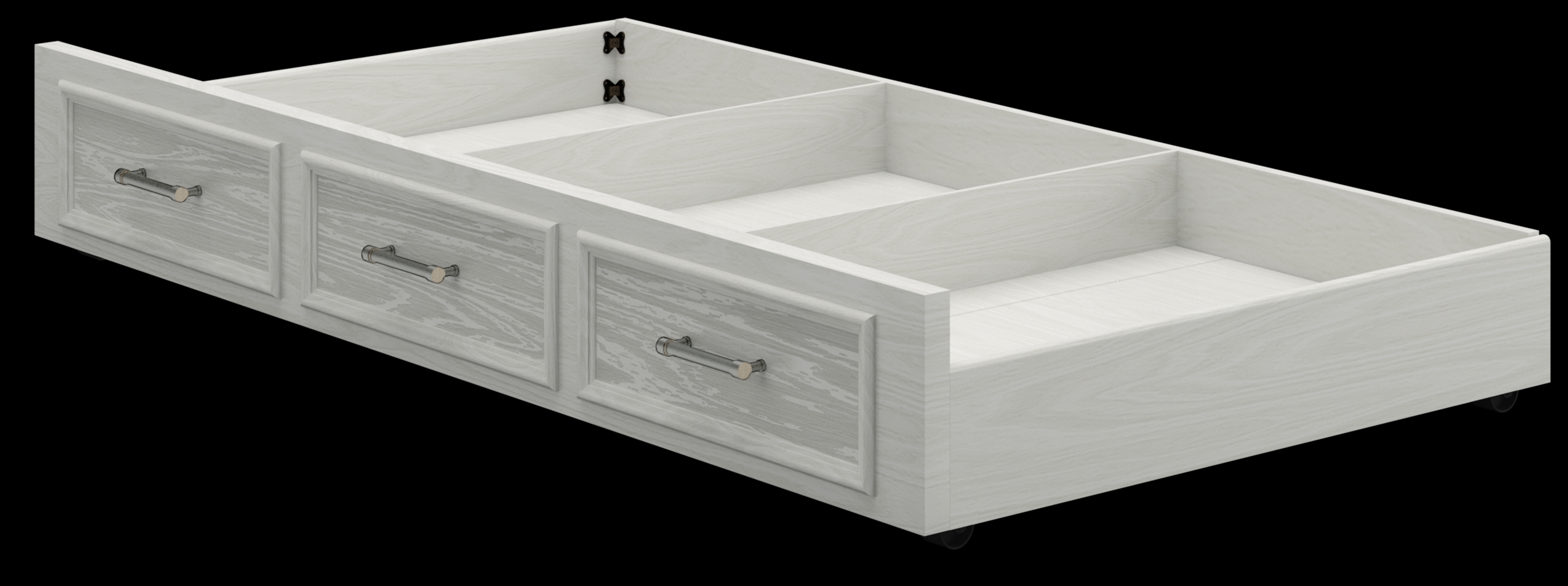 Kids Canyon Lake Ash Gray Twin Storage Trundle - Thumbnail - Image 1