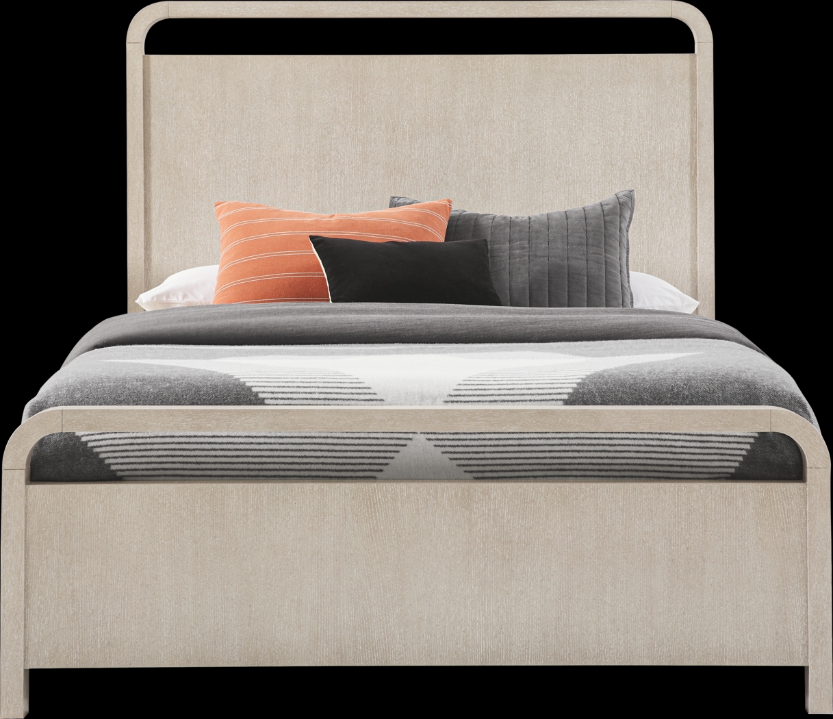 Canyon Light Gray 3 Pc King Panel Bed - Thumbnail - Image 1