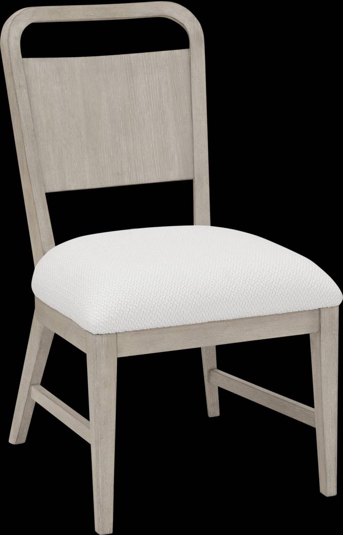 Canyon Light Gray 5 Pc Dining Room with Panel Back Chairs - Thumbnail - Image 3