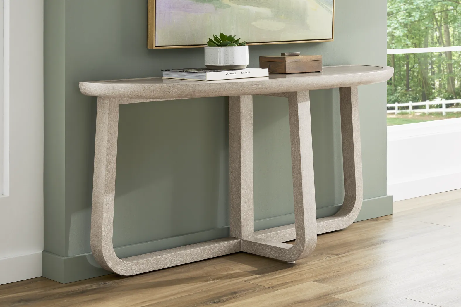 Canyon Light Gray Sofa Table - Image 2