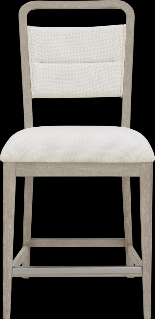 Canyon Light Gray 5 Pc Counter Height Dining Room with Upholstered Chairs - Thumbnail - Image 5