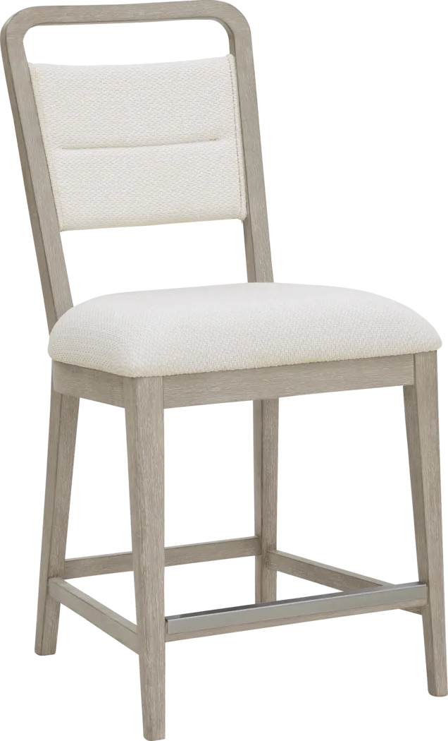 Canyon Light Gray 5 Pc Counter Height Dining Room with Upholstered Chairs - Thumbnail - Image 4