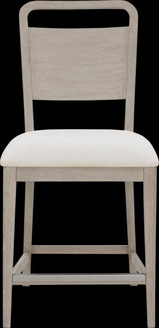 Canyon Light Gray Wood Back Counter Stool - Thumbnail - Image 2