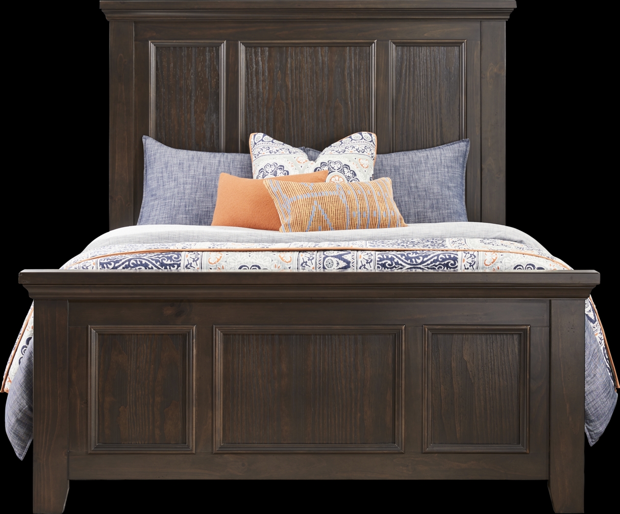 Canyon River Java 3 Pc King Panel Bed - Thumbnail - Image 1