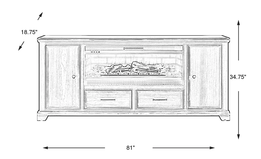 Dimension Image. Please refer to the Dimension Tab on this page for dimension details.