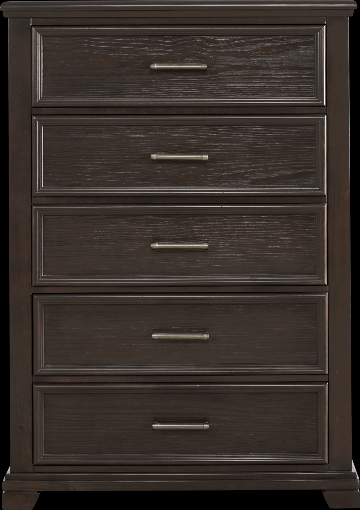 Canyon River Java 5 Pc Queen Panel Bedroom - Thumbnail - Image 5