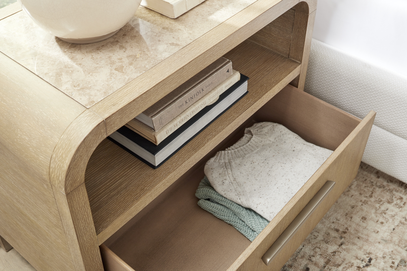 Canyon Sandstone Open Nightstand - Thumbnail - Image 4