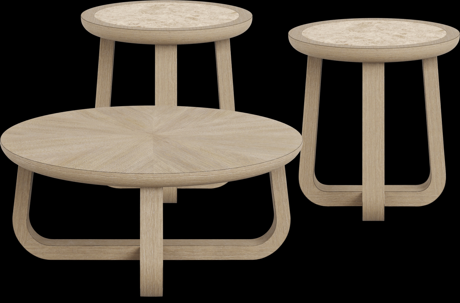 Canyon Sandstone 3 Pc Occasional Table Set - Thumbnail - Image 1