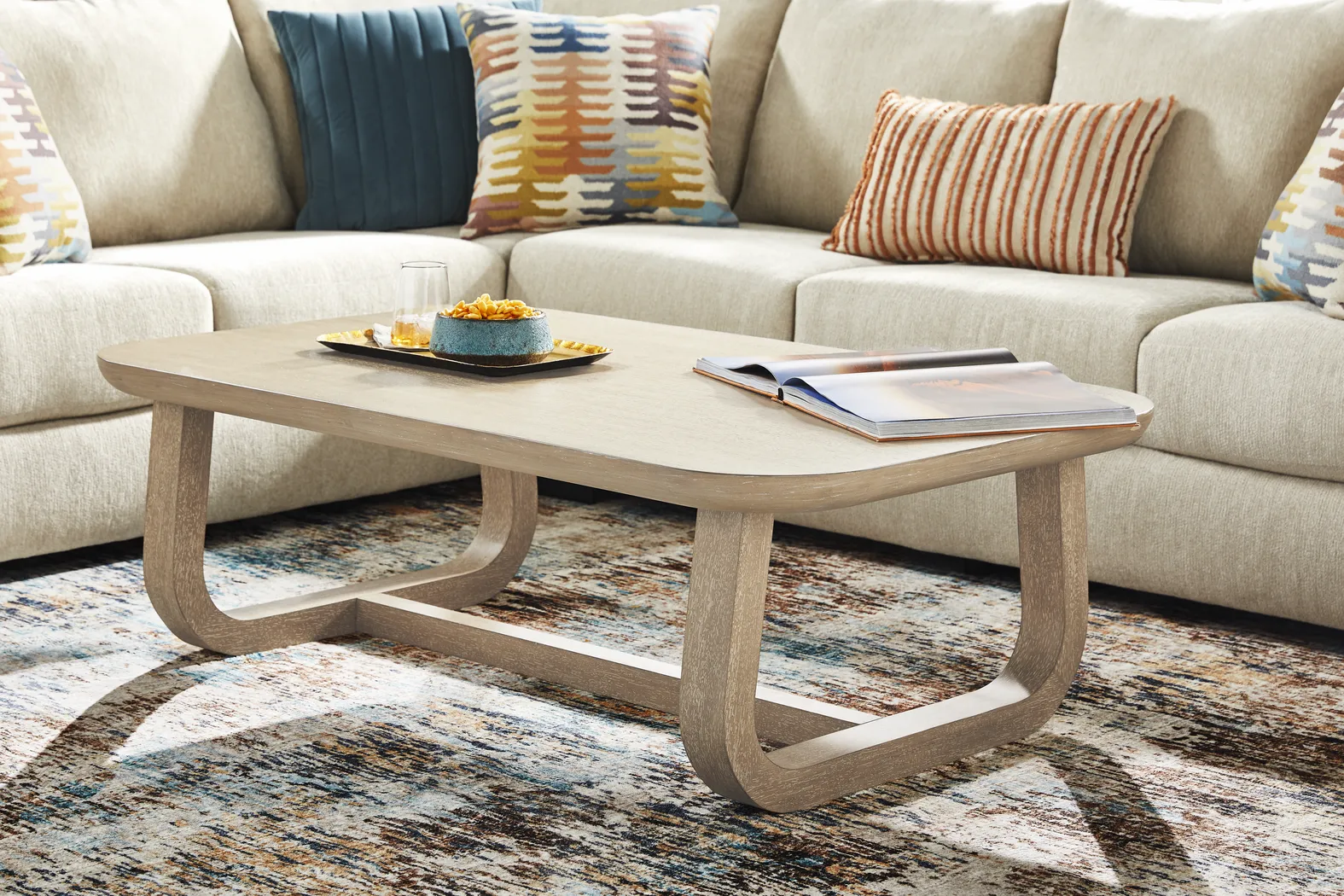 Canyon Sandstone Rectangular Cocktail Table - Thumbnail - Image 3