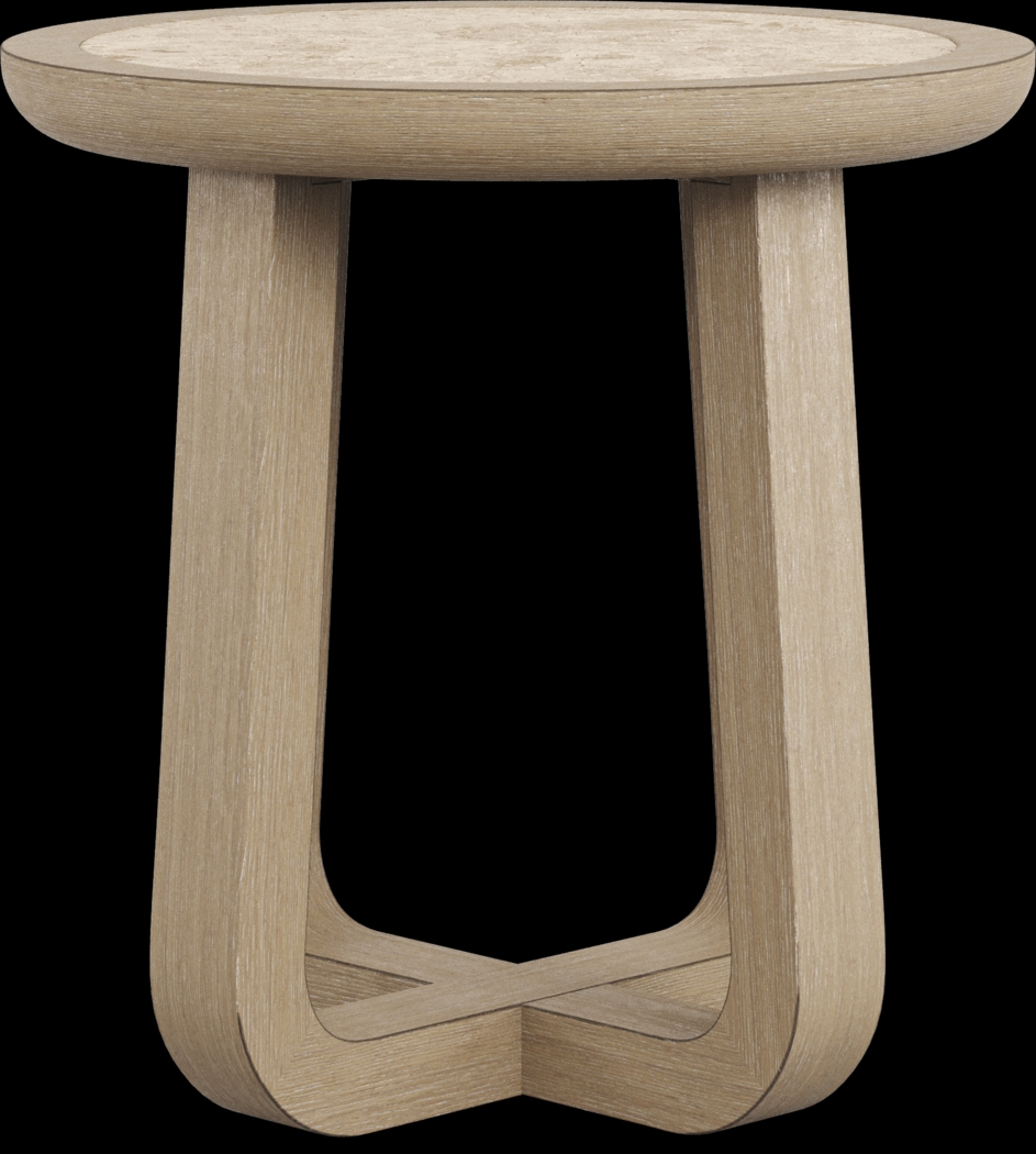 Canyon Sandstone Round End Table with Stone Top - Thumbnail - Image 2