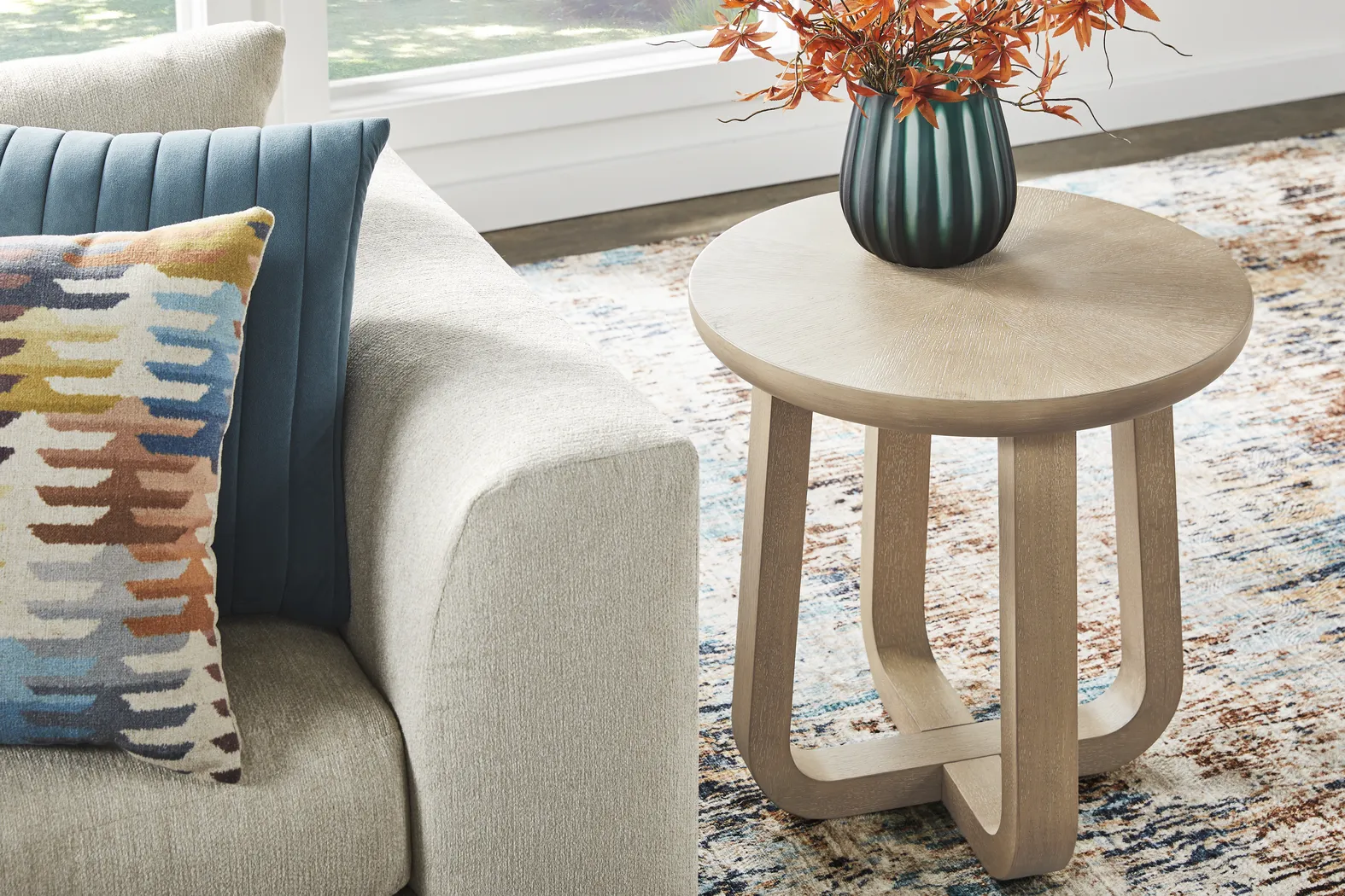 Canyon Sandstone Round End Table - Thumbnail - Image 3