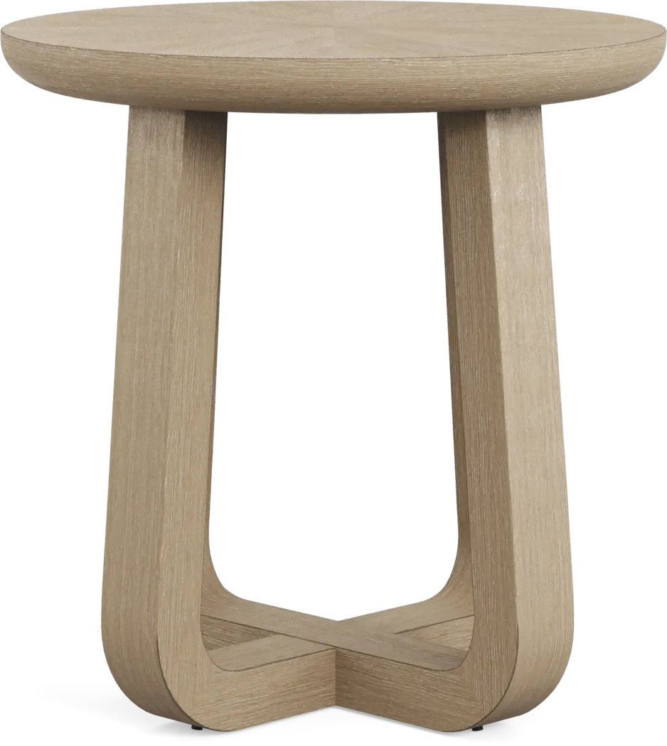 Canyon Sandstone Round End Table - Thumbnail - Image 1