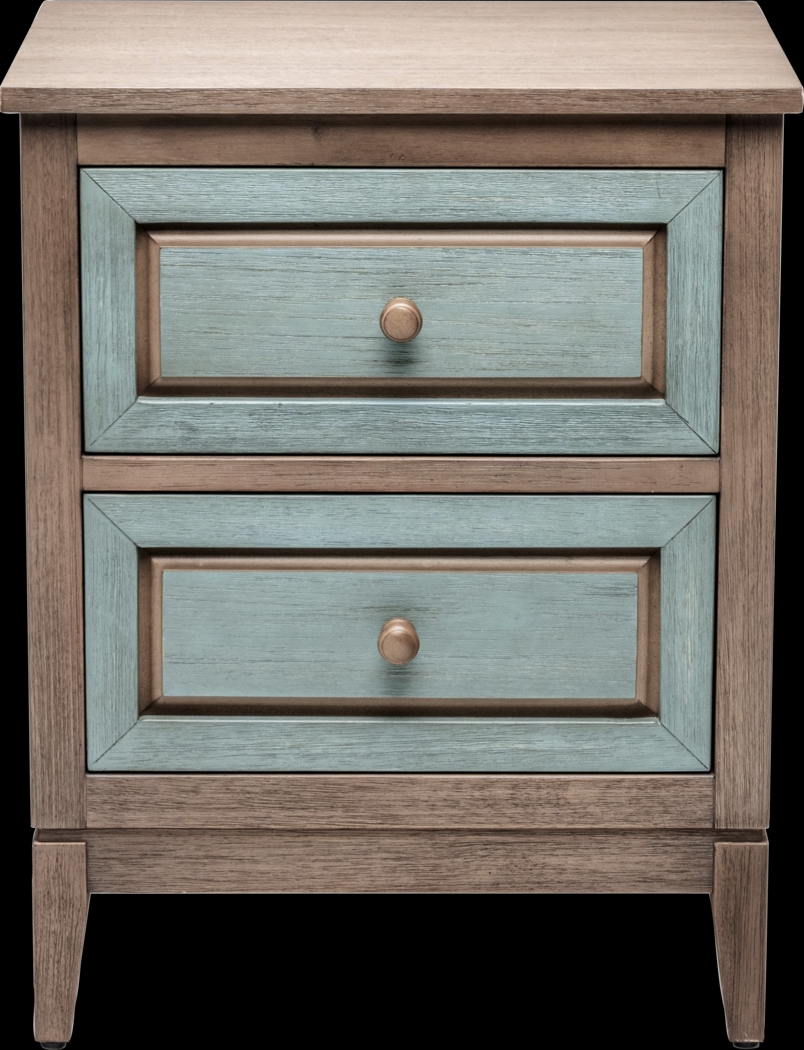 Caoshe Gray/Green Nightstand - Thumbnail - Image 11