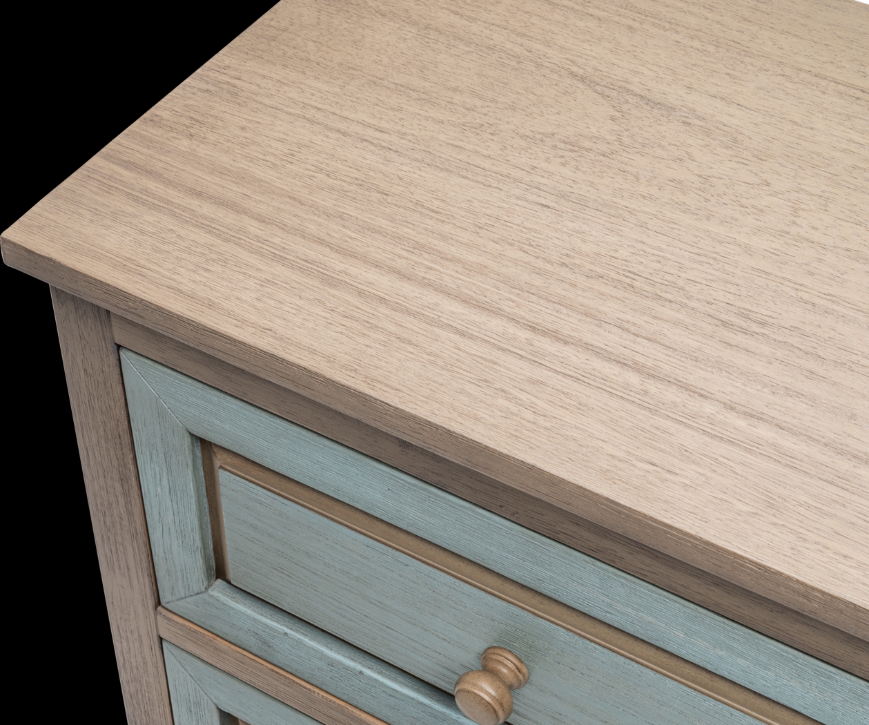 Caoshe Gray/Green Nightstand - Thumbnail - Image 5