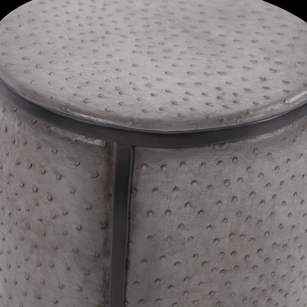 Capaci Gray Accent Stool - Thumbnail - Image 2