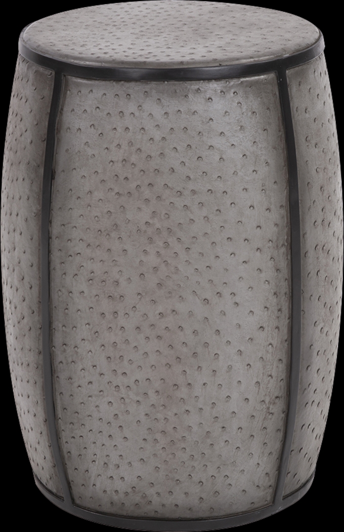 Capaci Gray Accent Stool - Thumbnail - Image 1