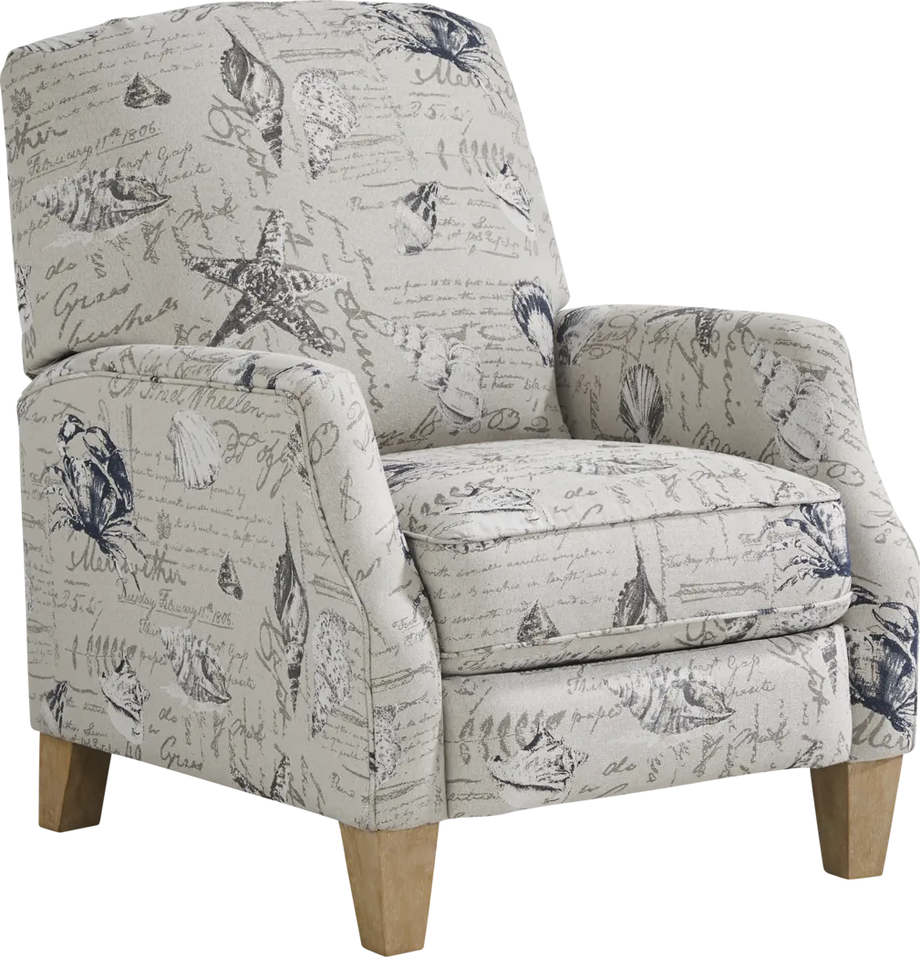 Cape Charles Beige Push Back Recliner - Thumbnail - Image 3