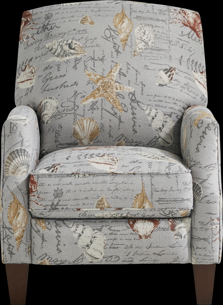 Cape Charles Gray Push Back Recliner - Thumbnail - Image 2