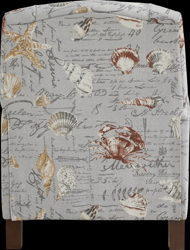 Cape Charles Gray Push Back Recliner - Thumbnail - Image 4