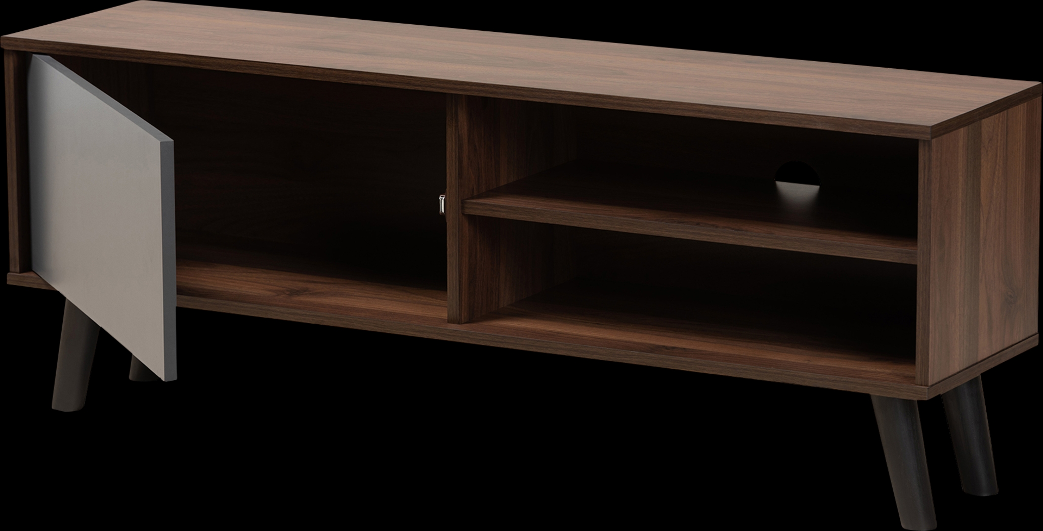 Capedeville Walnut 47 in. Console - Thumbnail - Image 2