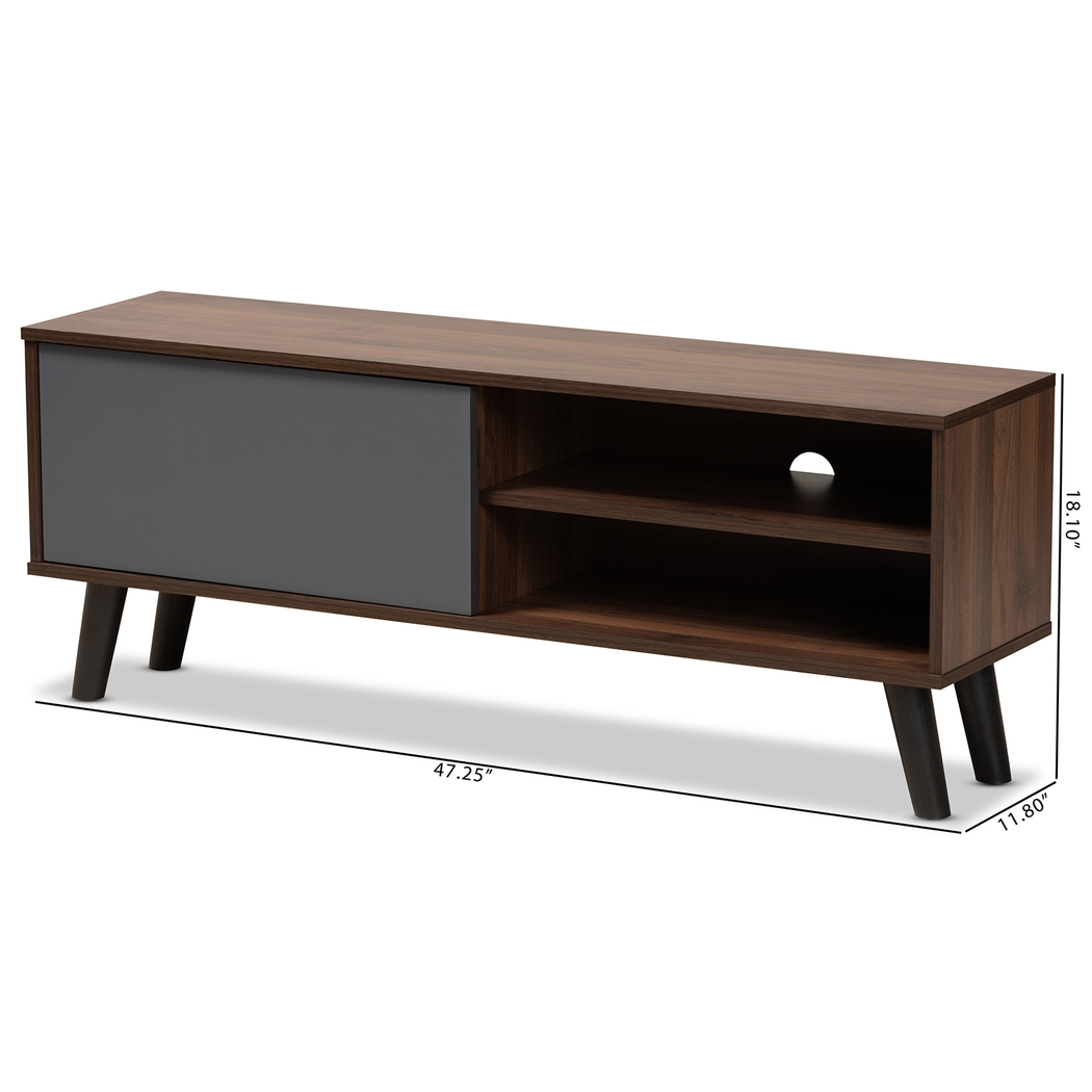 Capedeville Walnut 47 in. Console - Thumbnail - Image 8