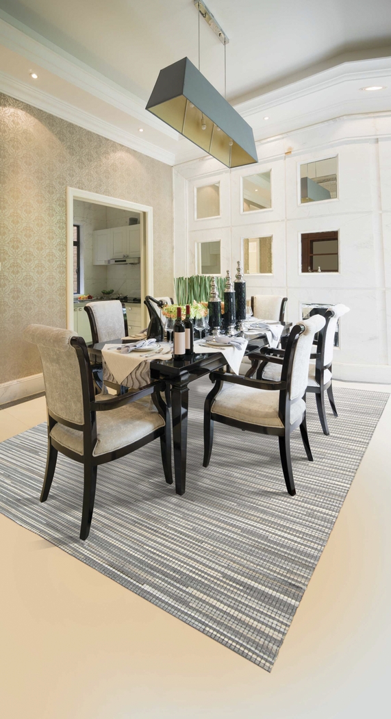 Capelle Silver 5'3 x 7'4 Rug - Thumbnail - Image 3