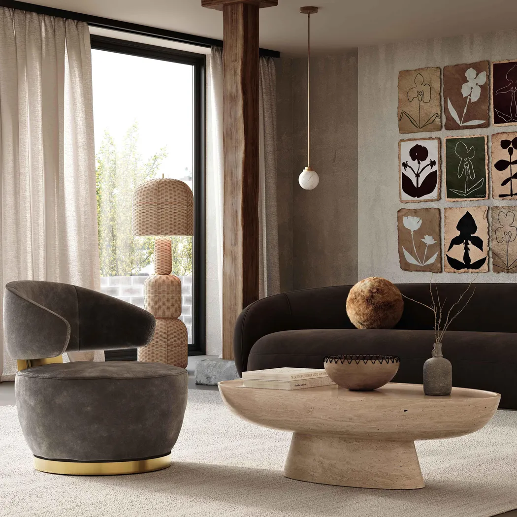 Caperiole II Brown Sofa - Thumbnail - Image 6