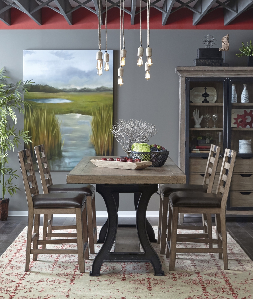 Caperton Brown Counter Height Stool - Thumbnail - Image 6