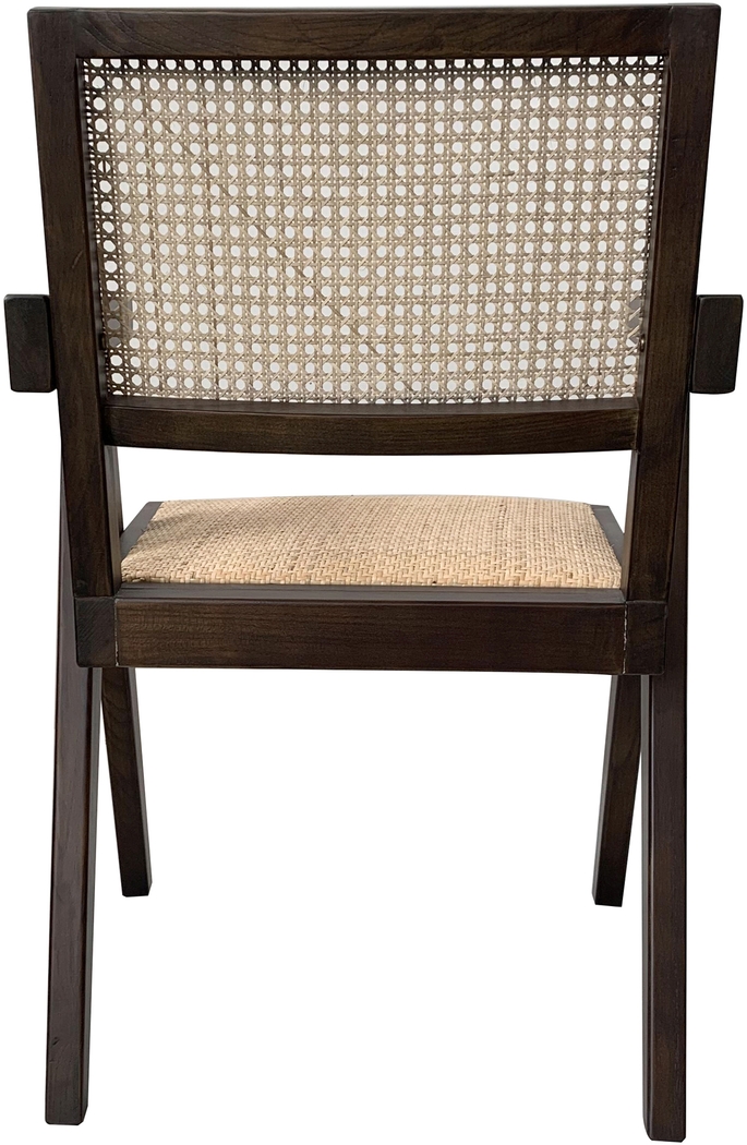 Caplon Black Arm Chair, Set of 2 - Thumbnail - Image 4