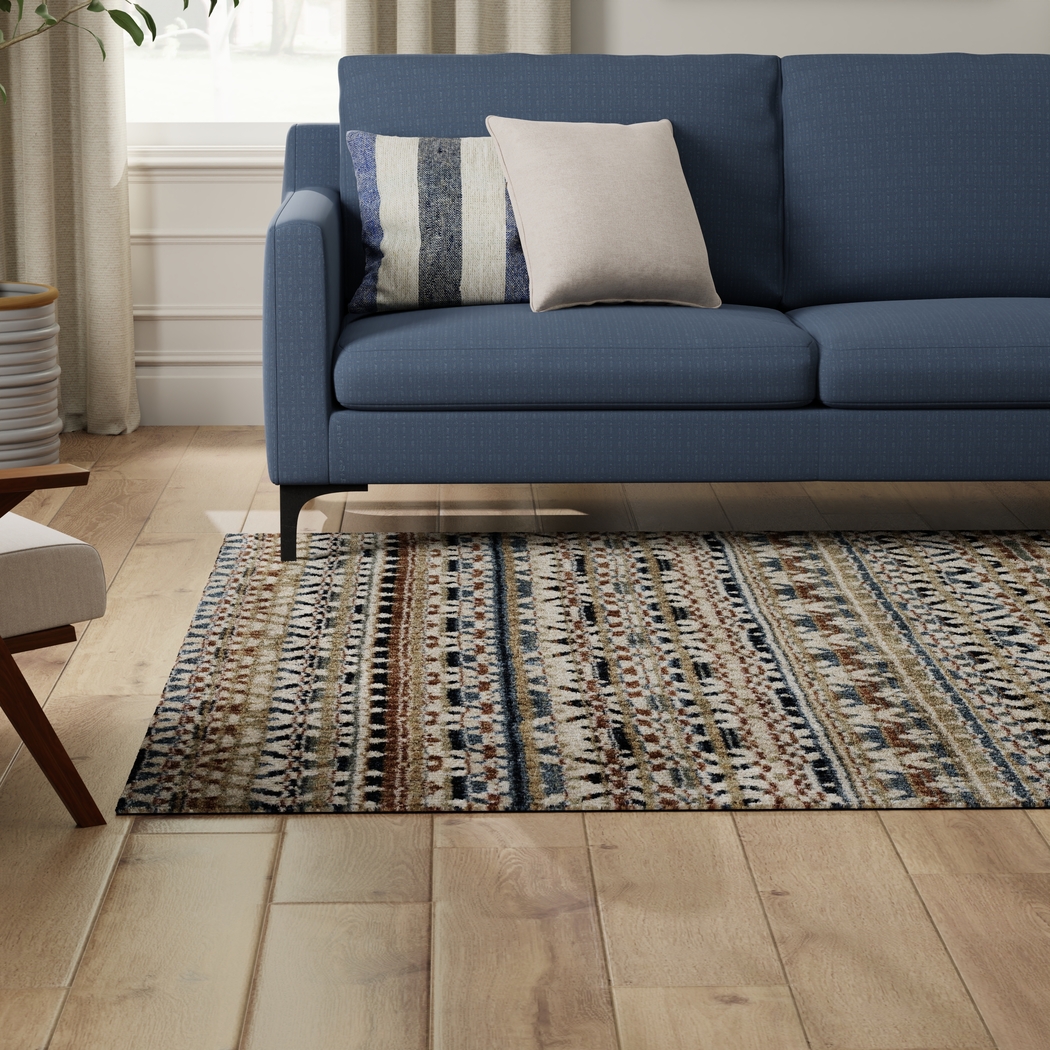 Capporo Multi 5'1 x 7'6 Rug - Thumbnail - Image 2